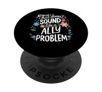 Ally Personalized Cute Girls Ally Name PopSockets PopGrip Adhésif