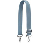 Allzedream Thick Purse Strap Wide Adjustable Replacement Crossbody Bag Handbag (Light Blue-Silvery Hardware)