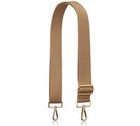 Allzedream Thick Purse Strap Wide Adjustable Replacement Crossbody Bag Handbag (Light Brown-Gold Hardware)
