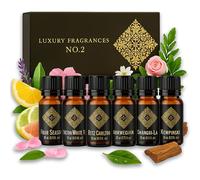 ALMA® Coffret Huiles Essentielles Luxe - 6 Flacons 10ml Pures & Naturelles - Aromathérapie, Détente & Massage - Bien-Être au Quotidien - Coffret Édition de Luxe - Huiles Qualité Supérieure