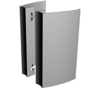 Alma Componentes Paire de poignées aileron 300mm alma componentes entraxe 200mm - ral9010 blanc - 7060-300-9010