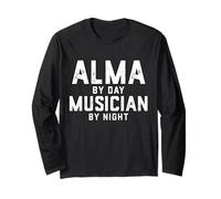 Alma Costume de Musicien Gen Z Millennial Meme Song Music Alma Manche Longue
