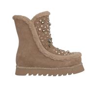 Alma EN Pena - Botte en fourrure avec clous - Femme - Chaussures - Beige - Taille: 40 EU