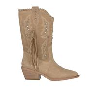 Alma EN Pena - Bottes en daim à franges - Femme - Chaussures - Beige - Taille: 40 EU