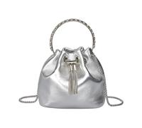 Alma EN Pena - Sac à main avec poignée en strass - Femme - Sacs - Gris - Taille: ONE Size
