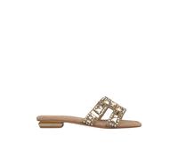 Alma EN Pena - Sandale Plate Avec Bride En H - Femme - Chaussures - Beige - Taille: 40 EU