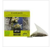 ALMA HOME 8035245451760 Thé Vert Jasmin Infusion 15 Pyramides - Eco Vegan
