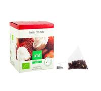 ALMA HOME Tisane bio vegan Fraises à la crème - 15 pyramides, infusettes