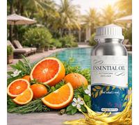Alma Huile Essentielle Grapefruit - Recharge pour diffuseur - pamplemousse & mandarine · 500 ml - Ambiance aromatique parfumée - pamplemousse, mandarine, romarin et menthe - Recharge liquide 500 ml