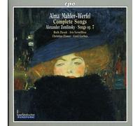 Alma Mahler: Complete Songs/Zemlinsky: Songs, Op.7 (1997-10-07)