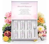 Alma Sensations Collection - Coffret huile essentielle - 6 huiles 10 ml Floral & Botanical - Pour diffusion & parfum d’intérieur - Notes florales, botaniques, zestées & vertes - 6 flacons 10 ml