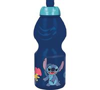 ALMACENESADAN, 2063. Bouteille en plastique réutilisable Stitch, sans BPA, capacité de 400 ml