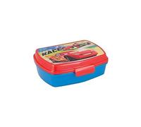 ALMACENESADAN 2077; Sandwichera rectangulaire multicolore Disney Cars, produit en plastique réutilisable, sans BPA. Dimensions intérieures 16,5 x 11,5 x 5,5 cm
