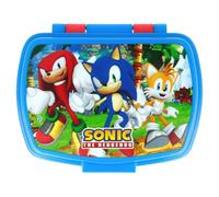 ALMACENESADAN 3313 Appareil à croque-monsieur rectangulaire multicolore Sonic Produit en plastique réutilisable Dimensions intérieures 16,5 x 11,5 x 5,5 cm Sans BPA