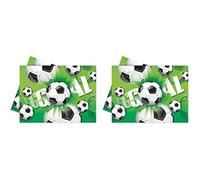 ALMACENESADAN, 4900 Pack Fiesta Football ; composé de 2 nappes Fiesta 120 x 180 cm, idéal pour Les fêtes et Les Anniversaires.