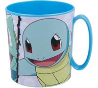 ALMACENESADAN, 5085 Tasse lavable au micro-ondes, capacité de 390 ml, produit réutilisable ; (Pokémon) ; (bleu)