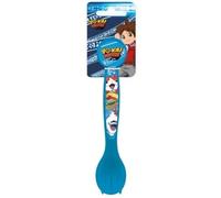 ALMACENESADAN, 5090 Lot de 2 couverts réutilisables, idéal pour le quotidien comme pour célébrer vos fêtes, sans BPA, couvert et fourchette, sous licence (Yo Kai)