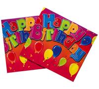 ALMACENESADAN, 5173, Pack fête d'anniversaire, Nappe 120 x 180 cm, de la Licence (Happy Birthday)