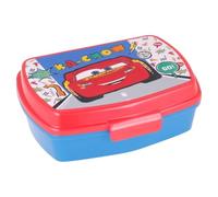 ALMACENESADAN; 5463 - Pack rentrée scolaire et cadeau ; composé d'une boîte à sandwich rectangulaire multicolore, produit réutilisable, sans BPA (cars)