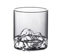 ALMAK Verre à Whisky de Montagne Clair 7/10.5 oz Verres à Barre de Roche Polyvalents Transparents Verres à vin Verres à Eau Verres de fête