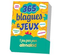 Almakid 365 blagues et jeux - Laurent Gaulet - Editions 365 - cartonné - Calendrier