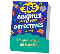 Loïc Audrain & Sandra Lebrun – Almakid 365 énigmes pour petits détectives – Cartonné