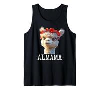 Almama Mignon Alpaga Maman Jeu De Mots Lama Future Mère Débardeur