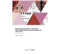 Almanach Des Spectacles