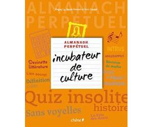 Almanach perpétuel incubateur de culture