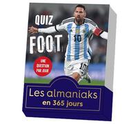 Almaniak 365 Quiz foot - actualisé - Nicolas Gettliffe - Editions 365 - cartonné - Ephéméride