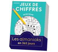 Almaniak Jeux de chiffres, une grille de jeux par jour - - Collectif - Editions 365 - Ephéméride