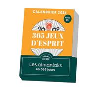 Pascal Naud – Almaniak Silver 365 Jeux d'esprit 2026 – Calendrier 365 Jeux d'esprit – Broché