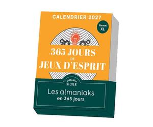 Almaniak Silver 365 jours de jeux d'esprit Calendrier 2027 - Loïc Audrain - Editions 365 - Coffret - Ephéméride