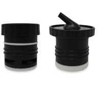ALMAOS 2 bouchons pour Stanley Classic, bec rabattable et couvercle | Bec verseur rabattable pour café, thé ou maté plus un bouchon classique. Les deux sont étanches. Convient pour Stanley