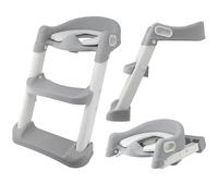 ALMAR Baby Adaptateur wc avec échelle pour enfants réducteur de toilette rehausseur de toilette siège wc enfants avec escalier antidérapant pliable avec coussin
