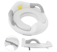 ALMAR Baby Adaptateur WC réducteur de toilettes pour enfants avec poignées et dossier, coussin rembourré et design antidérapant - Universel