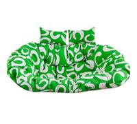 ALMASI Coussin de Chaise à Double balançoire, Remplacement de Coussin de chaises à Double œuf de Patio, Coussin de Chaise à Panier Suspendu avec Appui-tête(R)