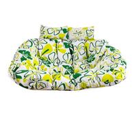 ALMASI Remplacement de Coussin de Chaise Double œuf de Patio, Coussin de chaises à Panier Suspendu, Coussin de Chaise Suspendu épais avec Appui-tête(J)