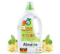AlmaWin Lessive liquide couleur concentrée écologique 20 lessives 1,5 l
