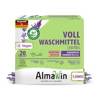 AlmaWin Lessive pour machine à laver en poudre, 19 Lavages - 1080 Gr