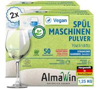 AlmaWin Lot de 2 flacons de liquide vaisselle pour lave-vaisselle (1,25 kg)