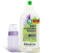 AlmaWin Nettoyant écologique pour biberons 500 ml - Pour tétines, tétines et jouets - Végétalien