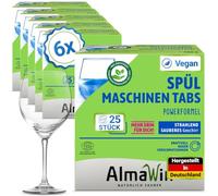 AlmaWin Tablettes lave-vaisselle (6 x 25 pièces)