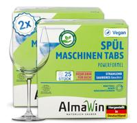 AlmaWin Tablettes pour lave-vaisselle (2 x 25 pièces).