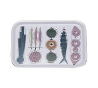 Almedahls Plateau Picknick 20 x 27cm Rose bleu-multi