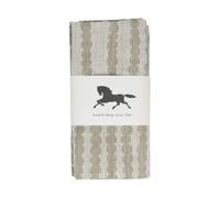 Almedahls Serviette Pricktyg 45x45cm lot de 2 Nature-Taupe