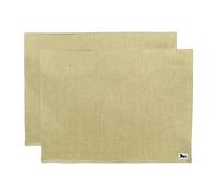Almedahls Set de table lin 34x45 cm lot de 2 Olive