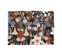 Almedahls Set de table Skogen 34x45 cm. lot de 2 Bleu-marron