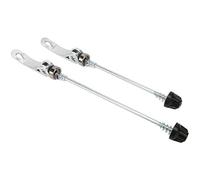 Almeigrity 1 paire de brochettes à dégagement rapide avant et arrière, accessoire de vélo de route et de montagne (Argent)