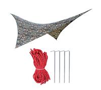 Almeigrity 1 Pc extérieur Portable imperméable hamac Tente bâche abri Camouflage 275 * 275 cm (Camouflage de Feuilles mortes)